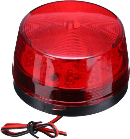 Strobe Signal Light 12V Red